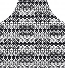 Фартук для кухни «Этнический орнамент моно» - Фото 1