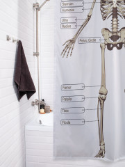 Штора для ванной с водоотталкивающей пропиткой «Анатомия человека» - Фото 3