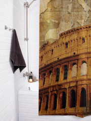 Штора для ванной с водоотталкивающей пропиткой «Античный колизей» - Фото 3