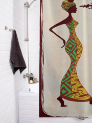 Штора для ванной с водоотталкивающей пропиткой «Африка приветствует» - Фото 3