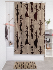 Штора для ванной с водоотталкивающей пропиткой «Африканские красотки» - Фото 2