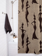 Штора для ванной с водоотталкивающей пропиткой «Африканские красотки» - Фото 3
