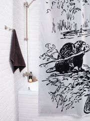 Штора для ванной с водоотталкивающей пропиткой «Бобры в работе» - Фото 3
