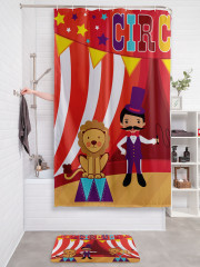 Штора для ванной с водоотталкивающей пропиткой «Веселая дрессировка» - Фото 2
