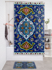 Штора для ванной с водоотталкивающей пропиткой «Восточный узор» - Фото 2