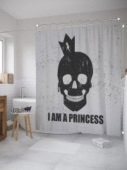 Штора для ванной с водоотталкивающей пропиткой «Готическая принцесса» - Фото 1