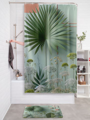 Штора для ванной с водоотталкивающей пропиткой «Дизайнерский сад» - Фото 2