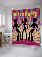 Штора для ванной с водоотталкивающей пропиткой «Дискотека» - Фото 1