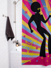Штора для ванной с водоотталкивающей пропиткой «Дискотека» - Фото 3