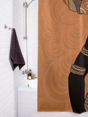 Штора для ванной с водоотталкивающей пропиткой «Жительница Африки» - Фото 3
