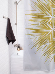 Штора для ванной с водоотталкивающей пропиткой «Золотой огонек» - Фото 3