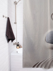 Штора для ванной с водоотталкивающей пропиткой «Камень в песке» - Фото 3