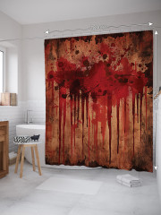 Штора для ванной с водоотталкивающей пропиткой «Краска на стене» - Фото 1