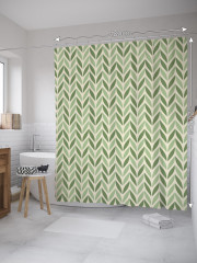 Штора для ванной с водоотталкивающей пропиткой «Лепестковые столбы» - Фото 1