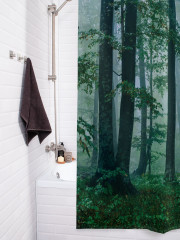 Штора для ванной с водоотталкивающей пропиткой «Лесное сокровище» - Фото 3