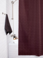 Штора для ванной с водоотталкивающей пропиткой «Мелкий орнамент» - Фото 3