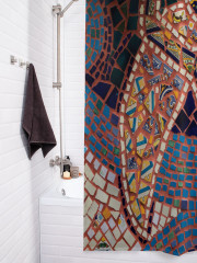 Штора для ванной с водоотталкивающей пропиткой «Мозаика ангела» - Фото 3