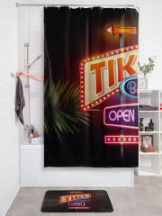 Штора для ванной с водоотталкивающей пропиткой «Направление в бар» - Фото 2