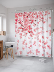 Штора для ванной с водоотталкивающей пропиткой «Осенняя тоска» - Фото 1