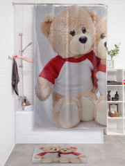 Штора для ванной с водоотталкивающей пропиткой «Пара мишек» - Фото 2