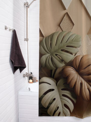 Штора для ванной с водоотталкивающей пропиткой «Пастельная стена» - Фото 3