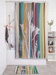 Штора для ванной с водоотталкивающей пропиткой «Полосы для дома» - Фото 2