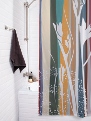 Штора для ванной с водоотталкивающей пропиткой «Полосы для дома» - Фото 3