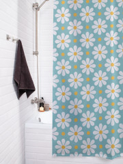 Штора для ванной с водоотталкивающей пропиткой «Правильные ромашки» - Фото 3