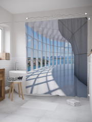 Штора для ванной с водоотталкивающей пропиткой «Прогулочная веранда» - Фото 1