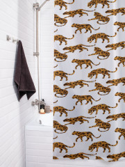 Штора для ванной с водоотталкивающей пропиткой «Пятнистый леопард» - Фото 3