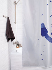 Штора для ванной с водоотталкивающей пропиткой «Пятнистый якорь» - Фото 3
