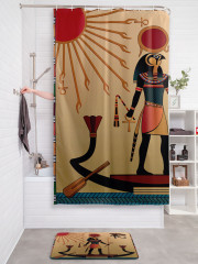 Штора для ванной с водоотталкивающей пропиткой «Ра плывущий по реке» - Фото 2