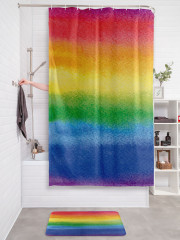 Штора для ванной с водоотталкивающей пропиткой «Радужное размытие» - Фото 2