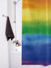 Штора для ванной с водоотталкивающей пропиткой «Радужное размытие» - Фото 3