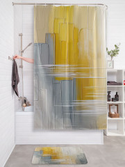 Штора для ванной с водоотталкивающей пропиткой «Рисунок краской» - Фото 2