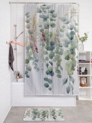 Штора для ванной с водоотталкивающей пропиткой «Свисающие листья» - Фото 2
