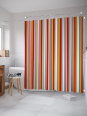 Штора для ванной с водоотталкивающей пропиткой «Сигнальные цвета» - Фото 1