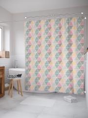 Штора для ванной с водоотталкивающей пропиткой «Сказочные волны» - Фото 1