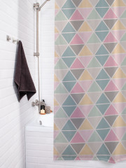 Штора для ванной с водоотталкивающей пропиткой «Сказочные волны» - Фото 3