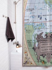 Штора для ванной с водоотталкивающей пропиткой «Старая карта» - Фото 3