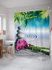 Штора для ванной с водоотталкивающей пропиткой «Территория Тайланда» - Фото 1