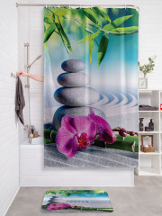 Штора для ванной с водоотталкивающей пропиткой «Территория Тайланда» - Фото 2