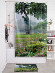 Штора для ванной с водоотталкивающей пропиткой «Тихое утро» - Фото 2