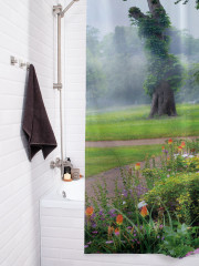 Штора для ванной с водоотталкивающей пропиткой «Тихое утро» - Фото 3