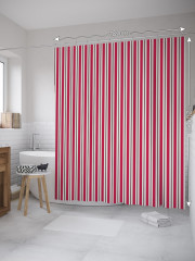 Штора для ванной с водоотталкивающей пропиткой «Тонкие и толстые полосы» - Фото 1