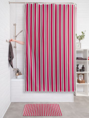 Штора для ванной с водоотталкивающей пропиткой «Тонкие и толстые полосы» - Фото 2