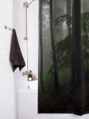 Штора для ванной с водоотталкивающей пропиткой «Туман в сосновом бору» - Фото 3