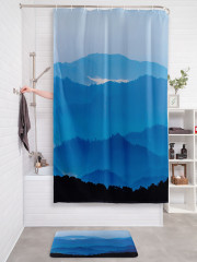 Штора для ванной с водоотталкивающей пропиткой «Туманные горы» - Фото 2