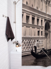 Штора для ванной с водоотталкивающей пропиткой «Улочки Венеции» - Фото 3