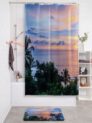 Штора для ванной с водоотталкивающей пропиткой «Ураган вдали» - Фото 2